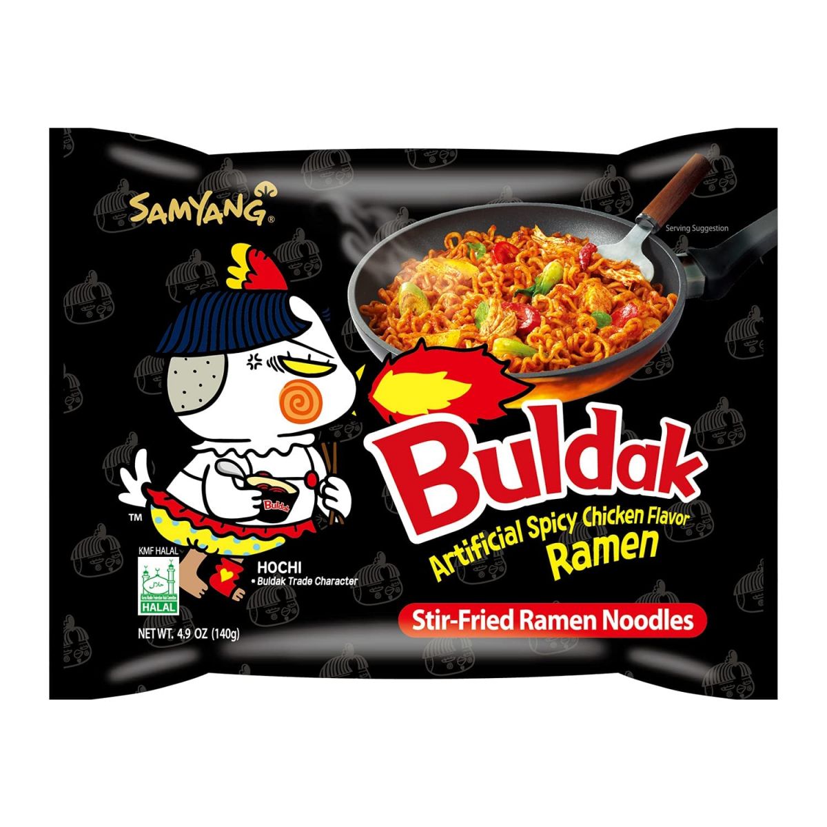 Coreano Samyang Hot chicken Ramen al gusto classico 140g